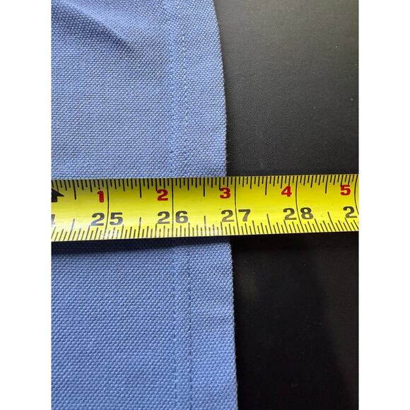 Vilebrequin Turtle Embroidered Polo Shirt Tencel Short Sleeves Blue Size XL - Picture 10 of 10